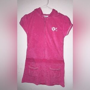 Greendog Pink Hooded Pajama Robe for Kids